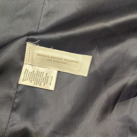 Ann Taylor Loft navy wool blend jacket Size 0 - Picture 8 of 13